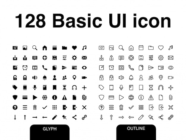 Vector basic ui-pictogram