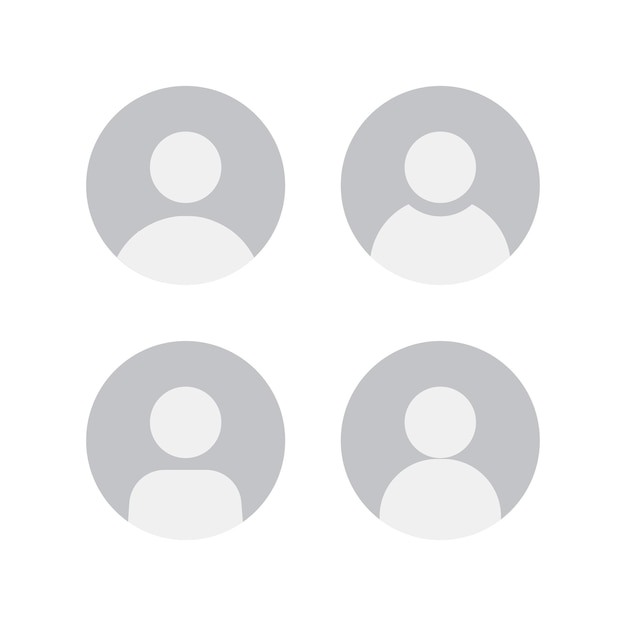 basic user circle multiple styles