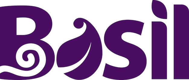 Logo tipografia basilico