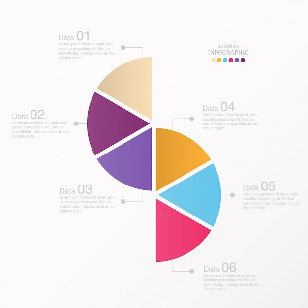 Basis infographic en pictogrammen