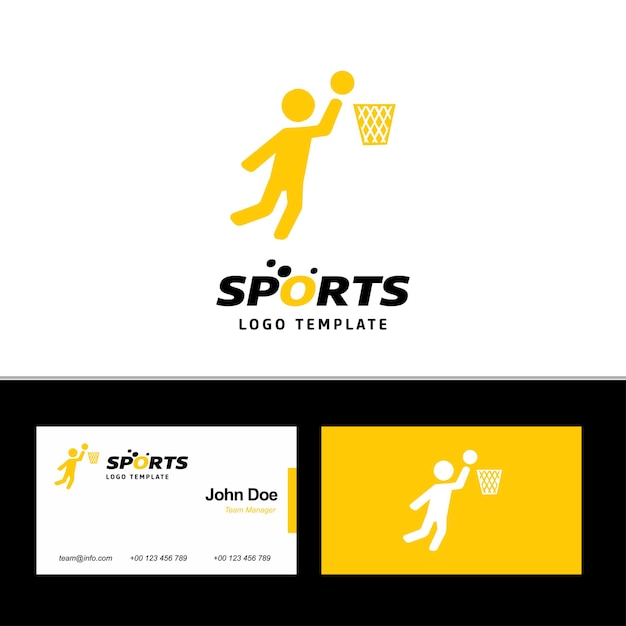 Basket ball logo and Business card