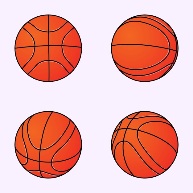 Vector basket ball vector image and illustration