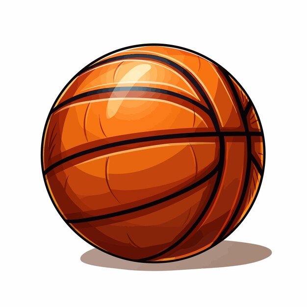 Vector basket_basketball_ball_cartoon_vector