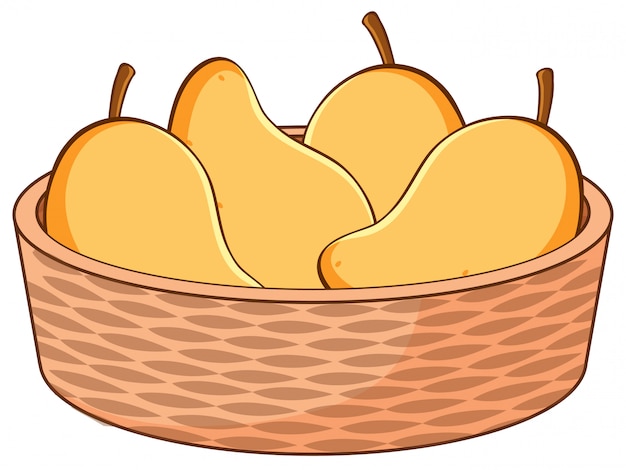 Basket of mangoes 