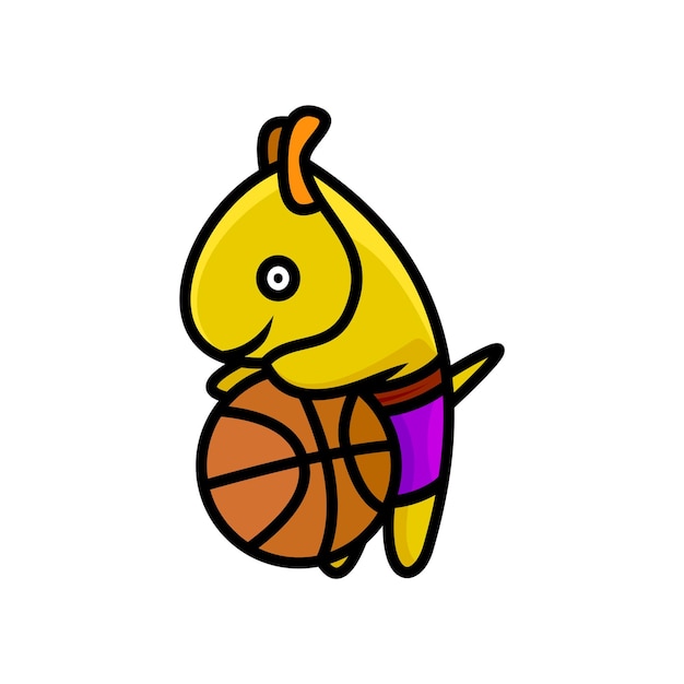 basketbal bal cartoon