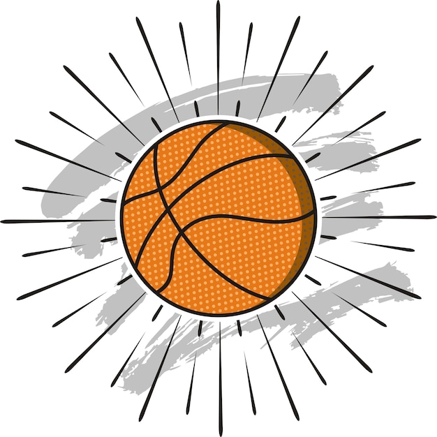 basketbal bal pictogram