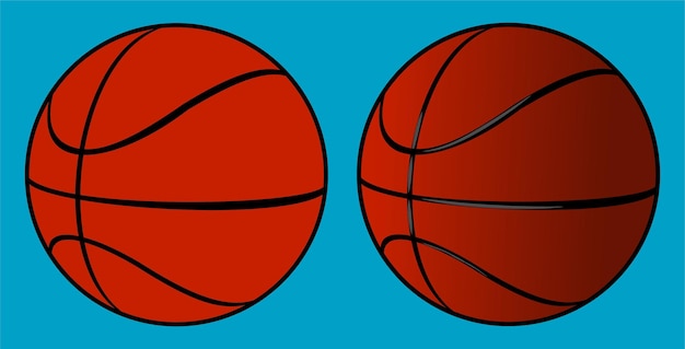 Basketbal bal vector illustratie art