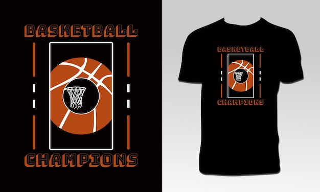 Basketbal Champions T-shirtontwerp