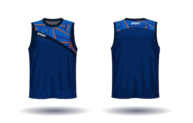 Basketbal jersey tank top sport illustratie