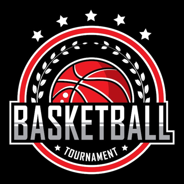 Basketbal logo Amerikaans logo