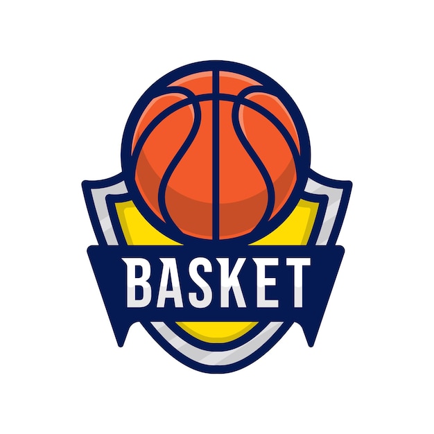 Basketbal logo ontwerp