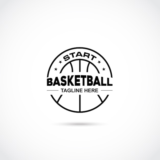 Basketbal Logo ontwerp