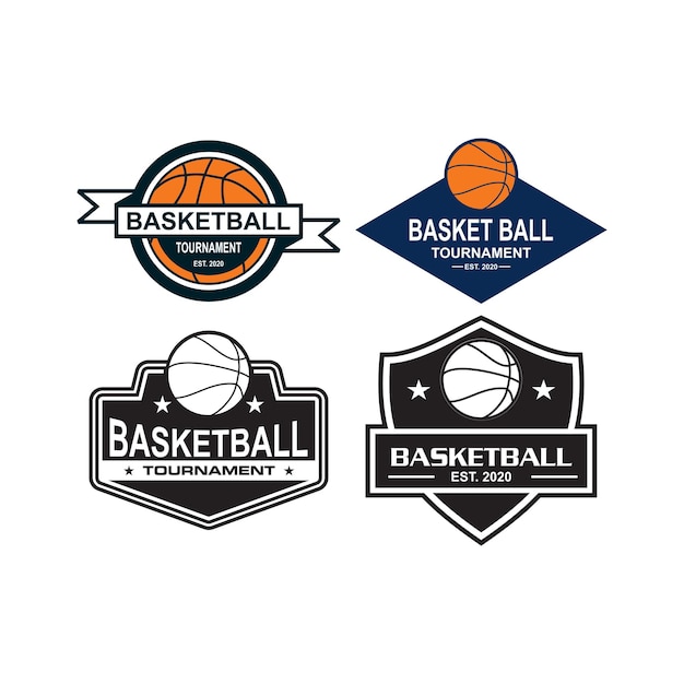 Basketbal logo sport logo vector