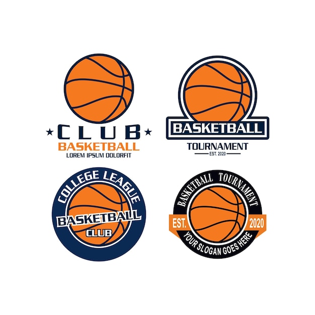 Vector basketbal logo sport logo vector