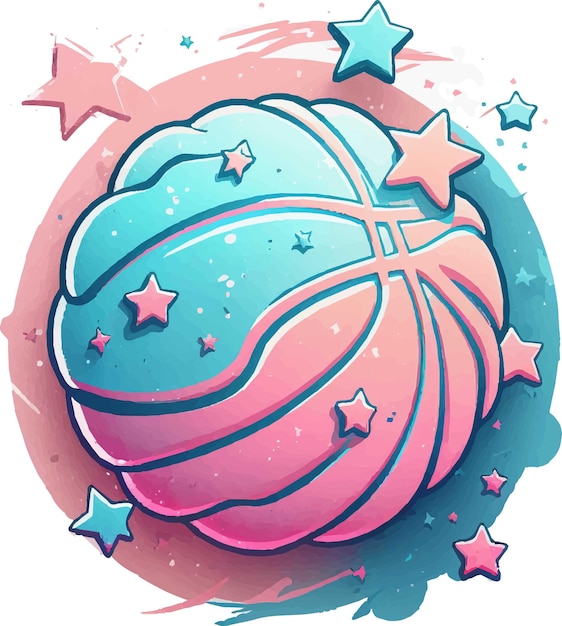 Basketbal Logo voor meisjes basketbalteam American Logo Sport