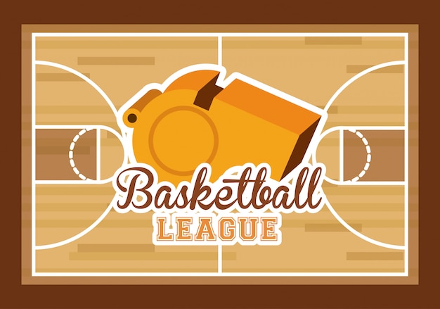 Vector basketbal ontwerp