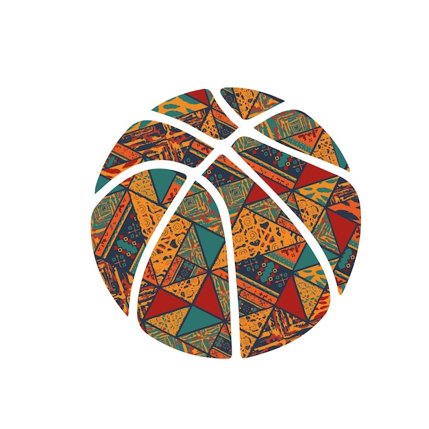 Basketbal patroon symbool
