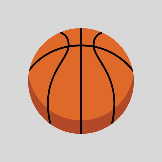 Basketbal pictogram vectorillustratie, basketbal vector