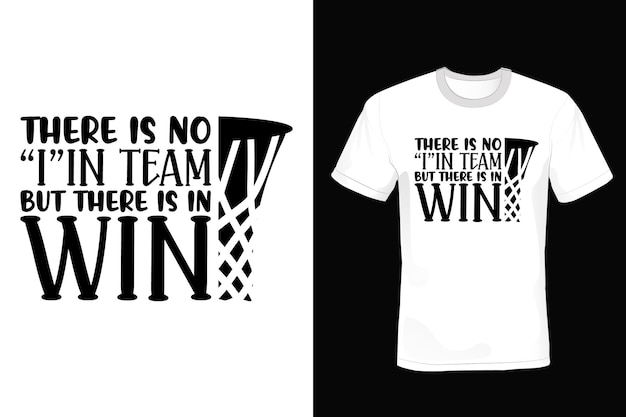 Basketbal t-shirt ontwerp typografie vintage