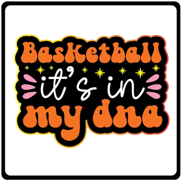 Vector basketbal t-shirt ontwerp