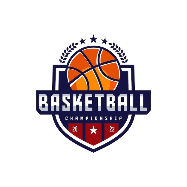 Basketbal vector logo afbeelding