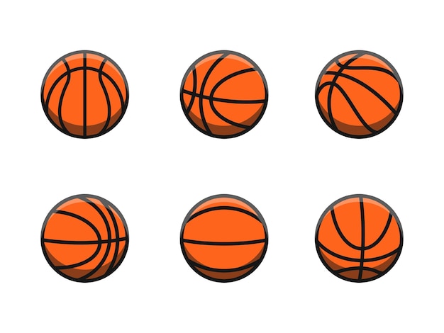 Basketbal vectorset