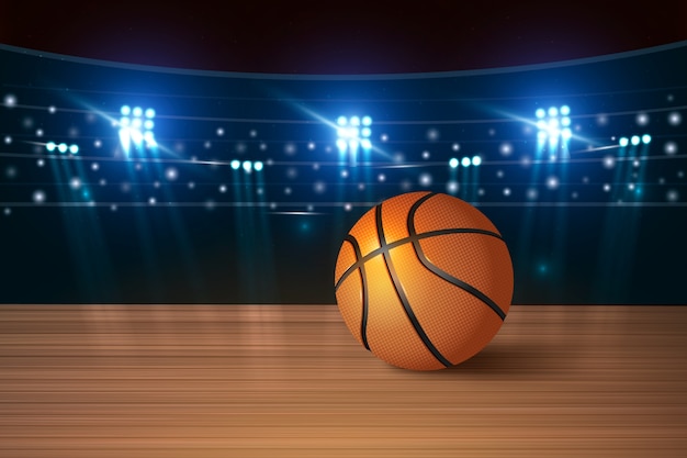 Vector basketball background design