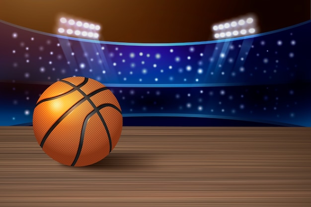 Vector basketball background design