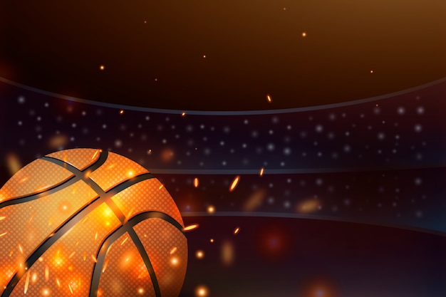 Vector basketball background design