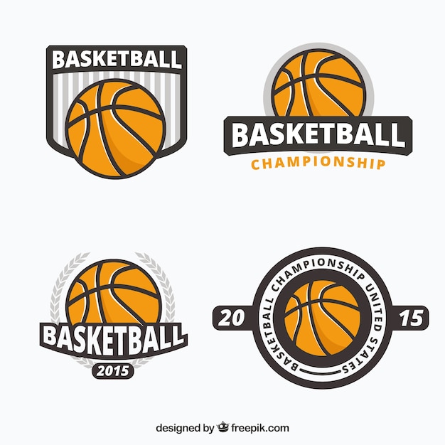 Basketball badges collection