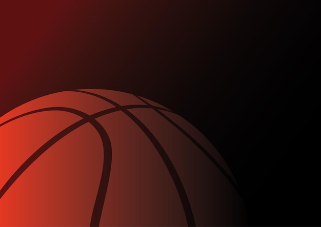 Premium Vector | Basketball ball background