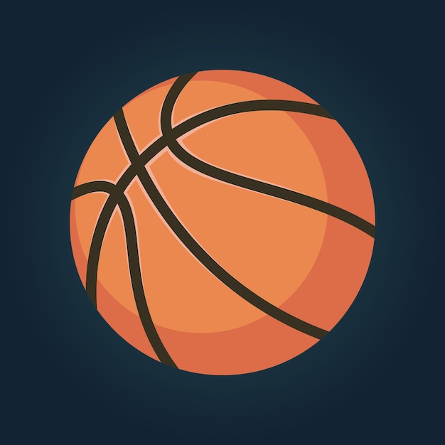 basketball ball sport game basket play competition sports equipment vector illustration