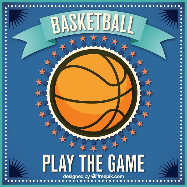 Basketball ball vector