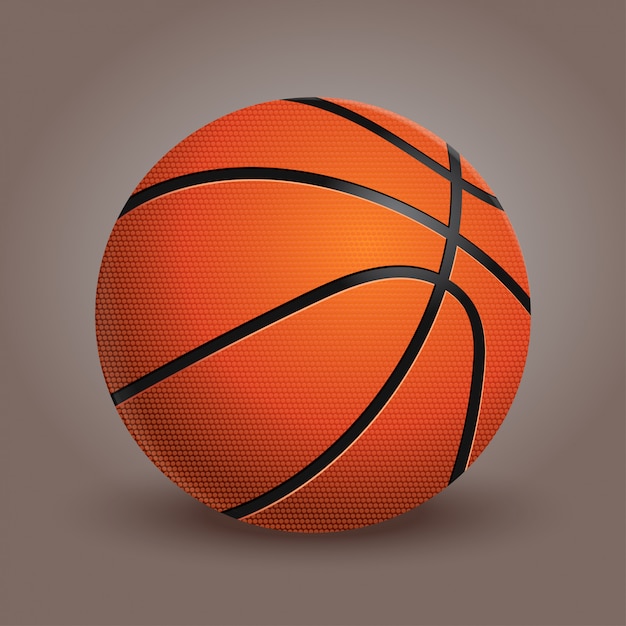 Vector basketball ball