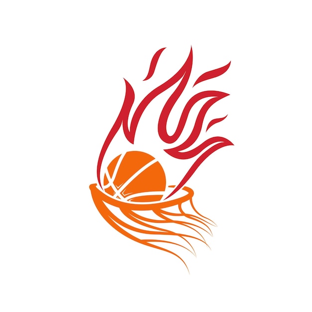 Basketball club logo badge vector afbeelding basketball club logo sjabloon maker voor sport team vector