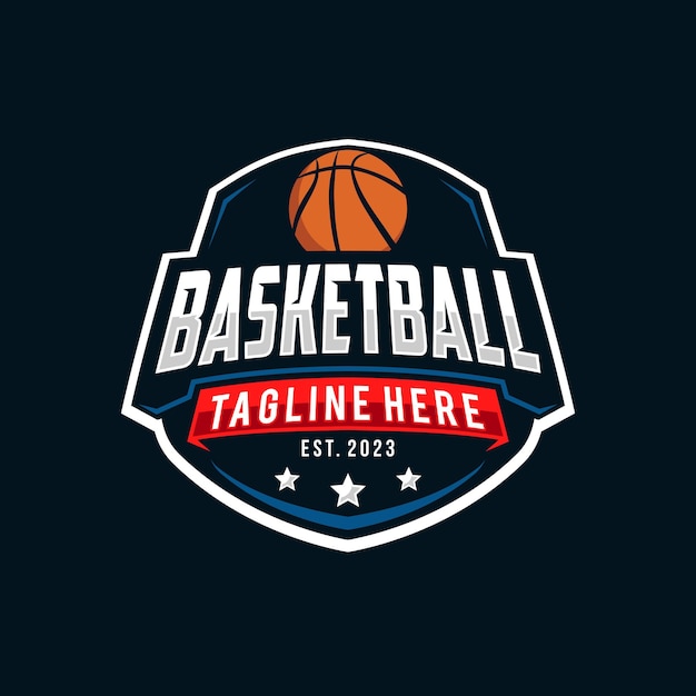 Premium Vector | Basketball club logo basketball club emblem design ...