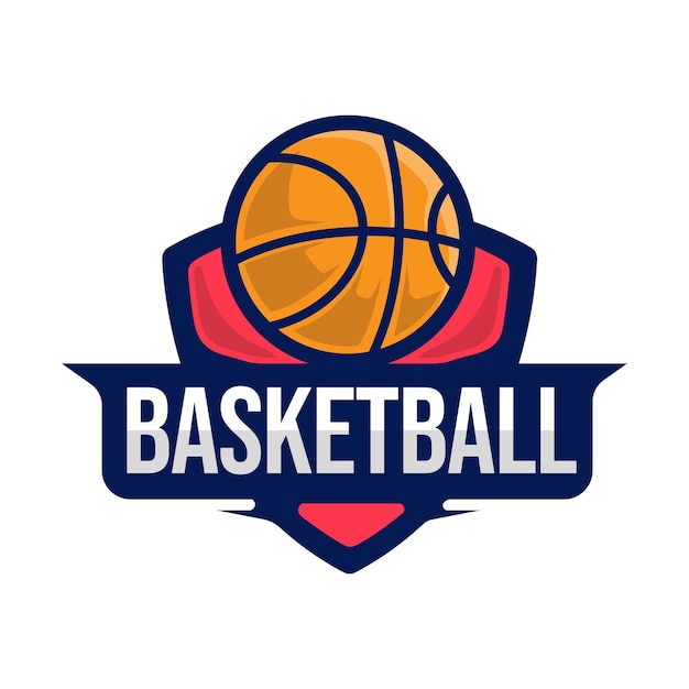 basketball club vector logo design template