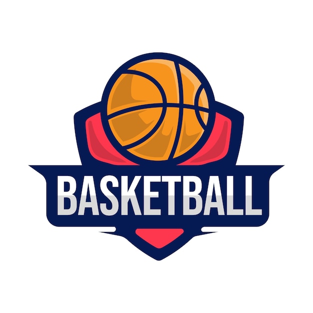 Basketball club vector logo design template