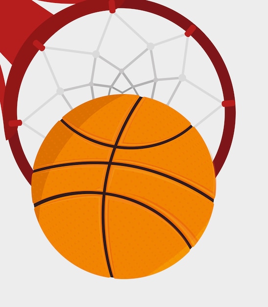 Баскетбол дизайн, векторные иллюстрации.