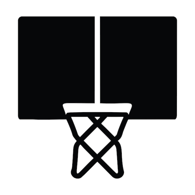 basketball hoop icon over white background