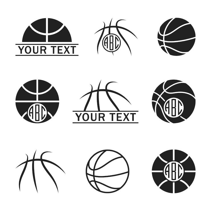 Vector basketball icon set basketball ball icon basketball logo vector icon