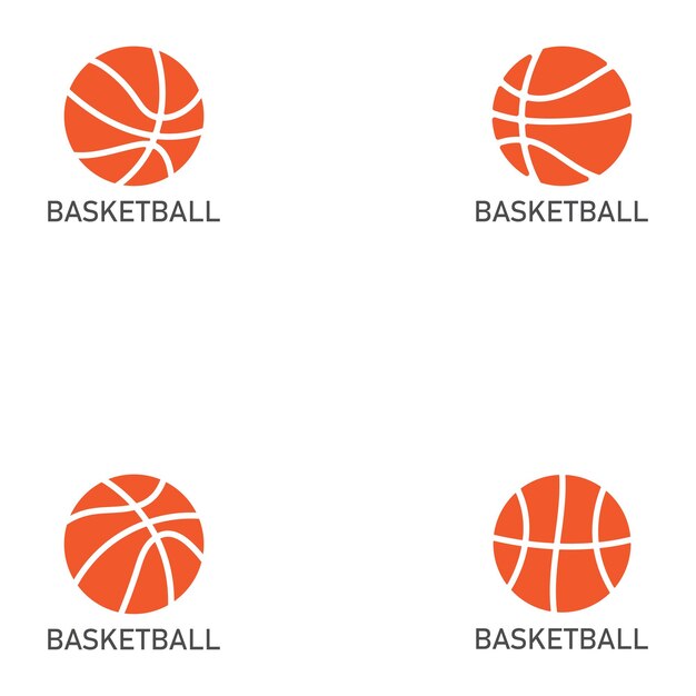 Вектор Икона баскетбола вектор баскетбола икона символ иллюстрация простой дизайн на белом фоне