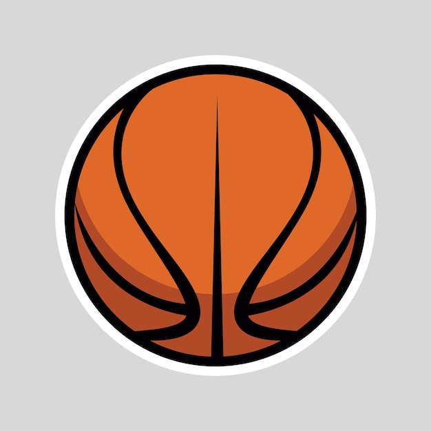 Vector basketball icon vector illustration, basketball graphic