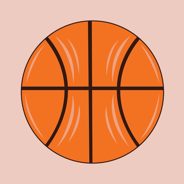 Vector basketball illustration