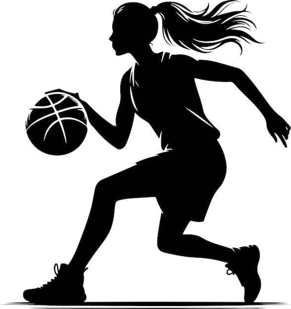 Vector basketball isolated on a white background sports player vector design