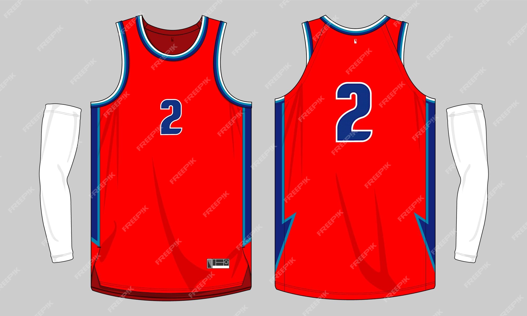 Basketball jersey template Stock Vector