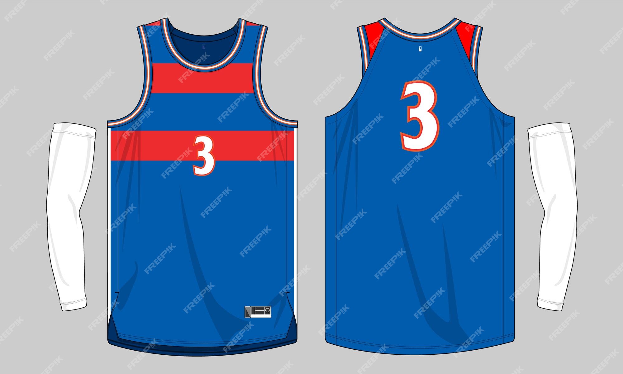 Premium Vector  Basketball jersey mockup template vector design