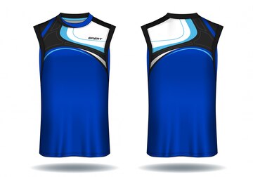 PDF Channel - Basketball Jersey Tank-Top L / Blue