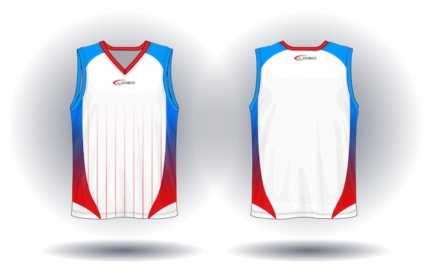 Canotta da basket in jersey di sport illustrazione