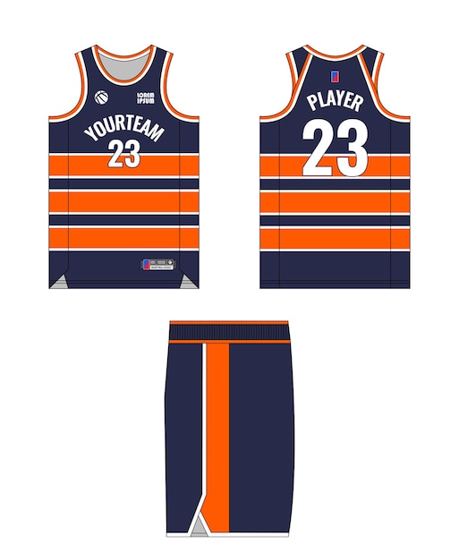 Basketball jersey template design basketball uniform mockup design vector sublimation sports apparel design jersey basketball ideas